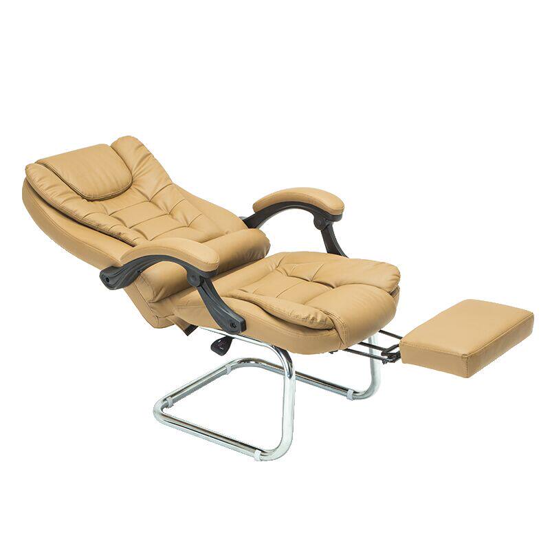 特价办公椅电脑椅牛皮老板椅真皮按摩椅子可躺椅家用弓形凳子