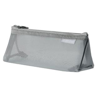 透明笔袋网纱三角立体大容量文具袋女小学生文具盒男女生男孩款铅笔盒初中考专用高颜值简约儿童铅笔袋学习