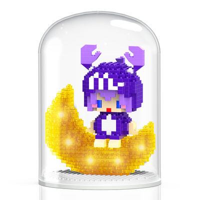 积木微小颗粒星黛露益智拼装玩具男女孩熊猫六一儿童节小学生礼物