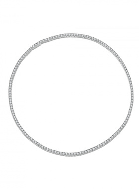 Witther小众设计满钻轻奢百搭项链秋冬高级感925纯银满天星锁骨链