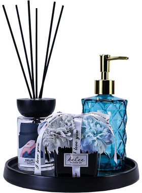 样板间卫生间托盘摆件壁龛装饰品