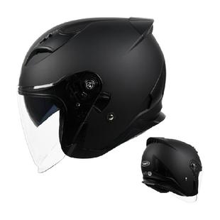 3C认证野马摩托车头盔男女士电动车四季全盔灰冬季保暖安全帽半盔