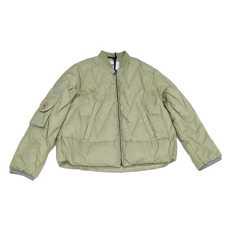 LINC金羽杰羽绒服专柜正品棒球领轻薄短款羽绒服女Y23301005