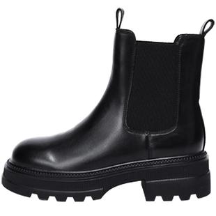 达芙妮马丁靴女2025年秋冬鞋子女英伦风切尔西靴薄款短靴长筒靴女