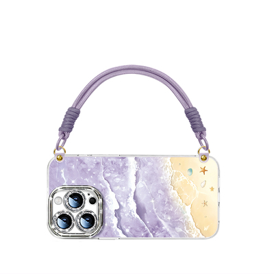 朵朵浪花适用苹果手机壳磁吸支架