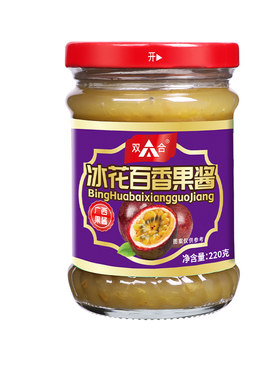 广西特产双合冰花百香果酱烧烤烤肉凉拌小吃调味酱家用瓶装220g