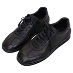 MATELAVES 方头德训鞋子男高级黑色植鞣手工麂皮cleanfit训练鞋