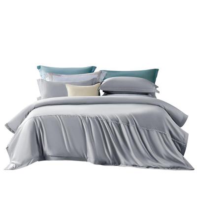 富安娜家纺100支长绒棉四件套纯棉床单被套宾馆民宿酒店床上用品