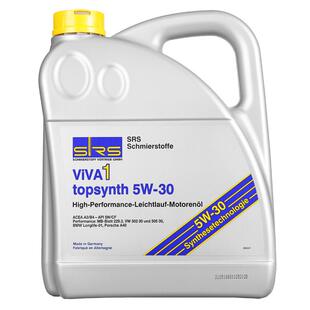 SRS德国进口5w-30全合成汽车机油正品5w30高性能长效动力多力威4L