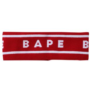 BAPE配饰字母图案提花纯色多色运动头巾发带182031G