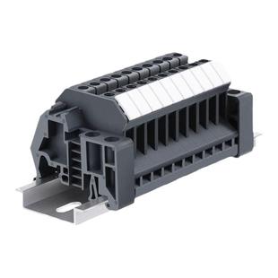 德力西电气UK-2.5N绝缘耐高温接线端子排导轨式2.5B电压组合端子