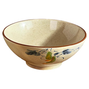 中式复古斗笠面碗家用2026新款陶瓷吃面大碗高颜值拉面碗汤面碗