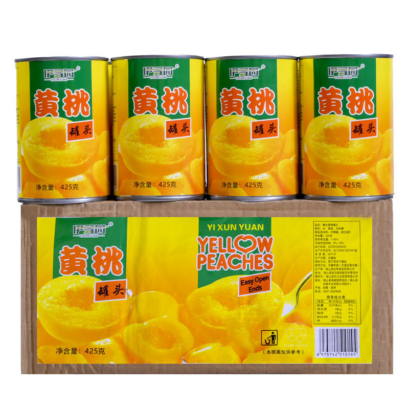 伊寻园砀山黄桃罐头日期新鲜