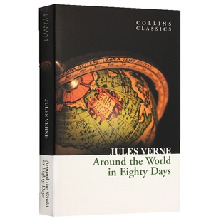 正版进口 八十天环游地球英文原版小说 Around the World in Eighty Days 环游世界80天 全英文版经典文学世界名著书籍 凡尔纳