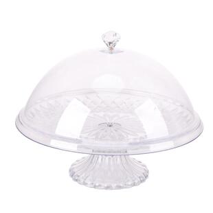 水果试吃盘防尘带盖试吃展示盘蛋糕罩试吃盒品尝托盘亚克力水果盘