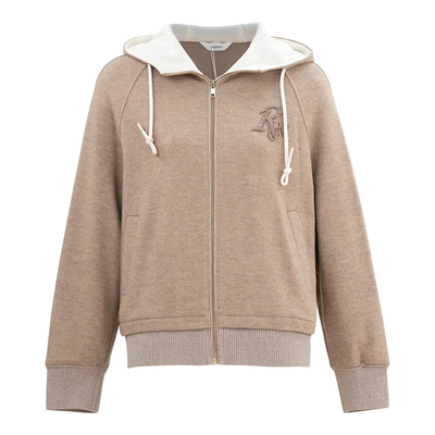 HONRN/红人连帽羊毛棉混纺外套