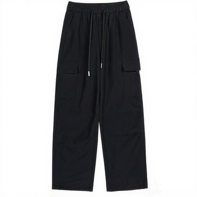 工装裤子女款秋冬款直筒运动裤保暖阔腿裤显瘦爆款加绒加厚休闲裤