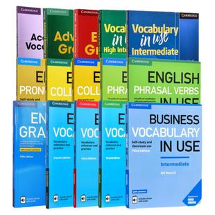 Cambridge English in Use 系列 Grammar Book 剑桥英语语法书 英文原版 带音频 答案 电子书 初中级词汇搭配短语动词自学和?
