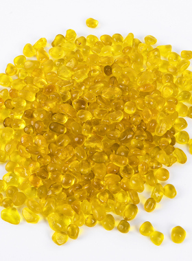 特价黄水晶琉璃碎石修曼扎景石