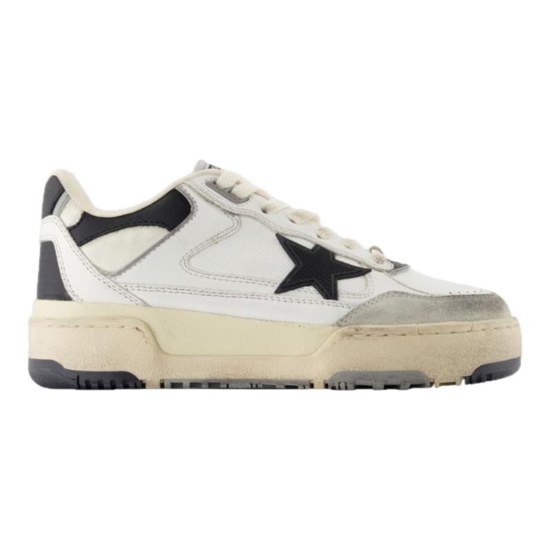 Golden Goose Forty2 GGDB 黑星做旧厚底脏脏鞋复古休闲运动板鞋