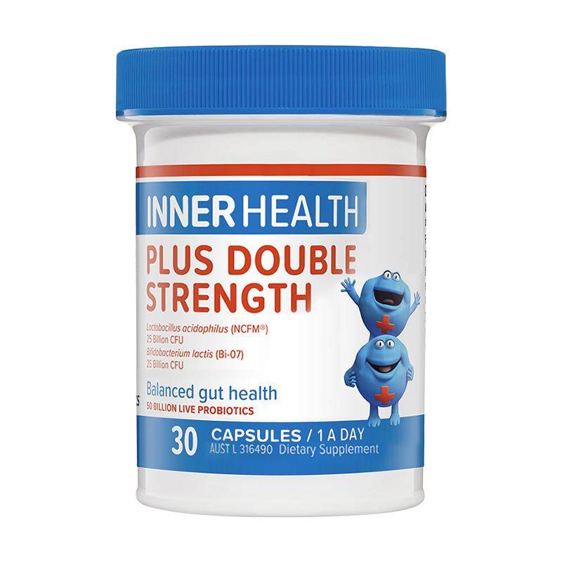 【自营】澳洲进口InnerHealth 肠胃调理益生菌 双效500亿活菌*3瓶