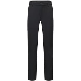 Navigare意大利小帆船黑色直筒休闲裤男加绒裤子冬季加厚锥形长裤