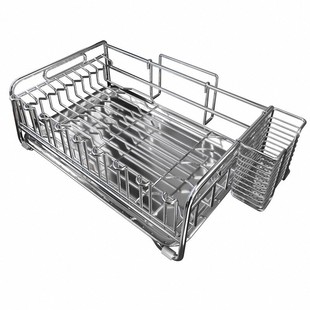 304不锈钢碗碟沥水架碗盘收纳架沥水碗架碗筷置物架小型窄款窄边