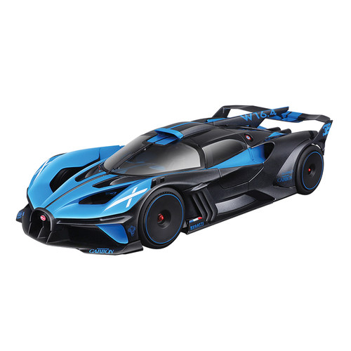 比美高 布加迪车模1:18Bolide Carbon跑车合金汽车模型仿真收藏