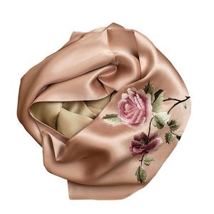 真丝丝巾女送妈妈婆婆生日礼物春秋苏绣牡丹旗袍披肩礼盒桑蚕丝