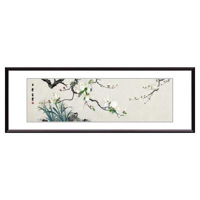 苏绣精品玉兰花新中式手工刺绣