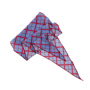 安静的格纹丨12姆米真丝丝巾三角巾菱形巾绑发发带绑包2025新款女