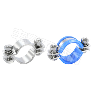 304不锈钢加厚管夹卡箍抱箍管卡卡扣喉箍卡子管子水管固定器管箍