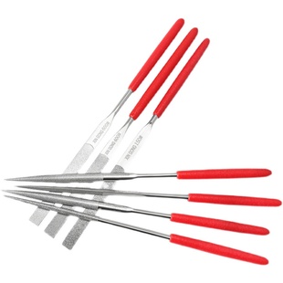 特级合金锉刀金刚石什锦锉刀扁平三角形半圆方形超细迷你圆形锉刀