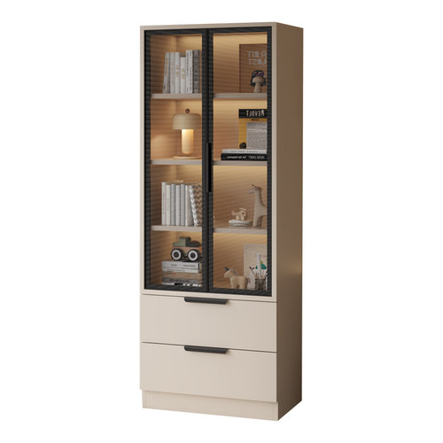 飘窗实木书柜阳台转角收纳防晒杂物柜卧室储物立柜卧室置物小书架