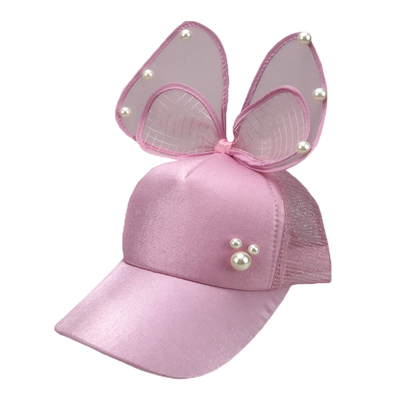 女童帽夏季遮阳防晒女宝宝鸭舌帽