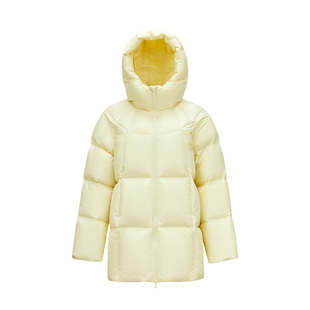 轻松|森马羽绒服女冬中长款一手长厚款三防龟背插肩2025新款外套