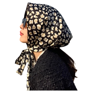 百变帽子丝巾围巾遮阳三角头巾女包头多功能时尚小长条飘带领巾