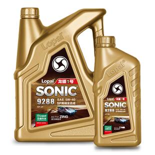 龙蟠1号SONIC9288 SP 5W-40 5L全合成机油汽车润滑油油汽高端正品