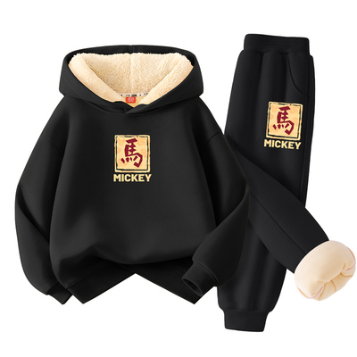 迪士尼男童冬装套装2025新款运动