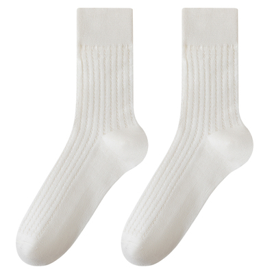 MOREMOLI花边蕾丝网眼中筒袜女