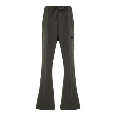 NEEDLES 男士绿色松紧腰休闲裤银泰百货精品 301574