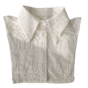 叠穿蕾丝衬衣领假领子女装领子假衬衫领配毛衣的领子装饰领衣领