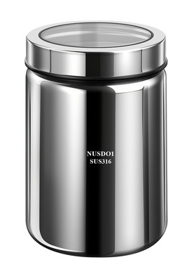 德国Nusdo1精品高档316钢茶叶罐