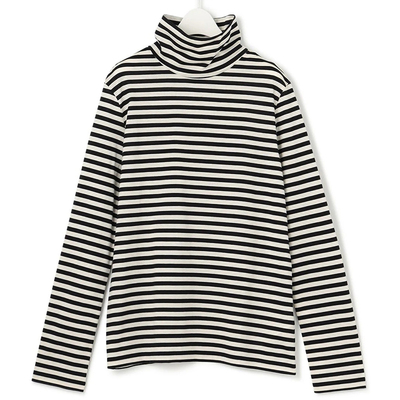 纯棉高领长袖针织T恤衫商场同款