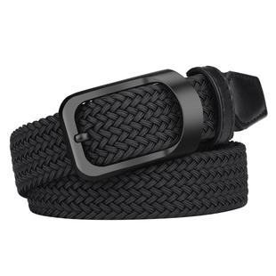 Jeep吉普战术夏季弹力编织腰带男潮松紧弹性帆布皮带针织裤带软