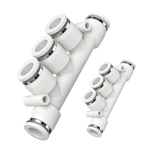 TWSNS台匠山耐斯快速接头PK气管五通4/6/8mm/10塑料快插接头气动