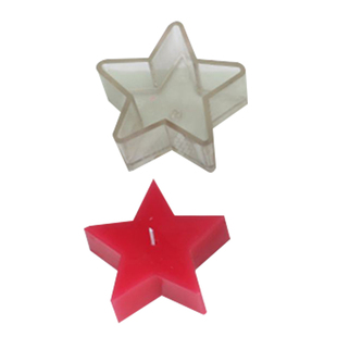 蜡烛模具香熏五角星六角星柱状亚克力透明手工diy材料自制作模型