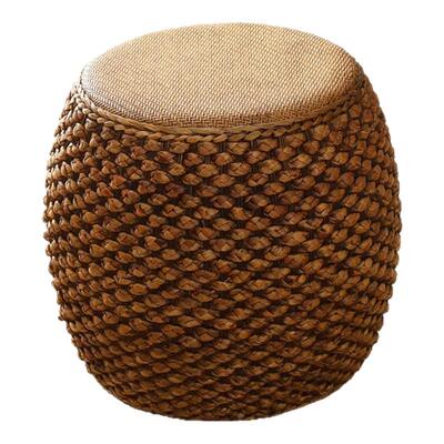 藤编矮凳鼓凳高凳子换鞋凳