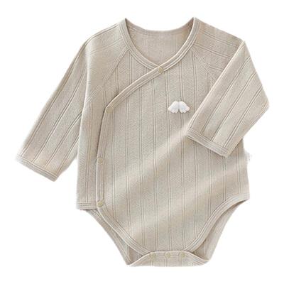 婴儿包屁衣春秋款新生儿连体衣0-3月宝宝哈衣纯棉a类长袖59码爬服