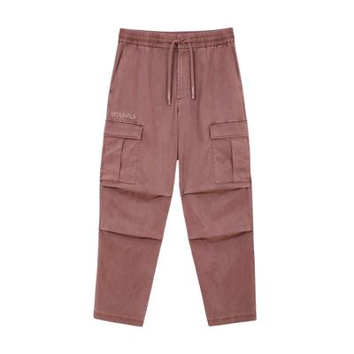 jq区绫致杰克琼斯秋冬舒适简约宽松可调节抽身腰头字母休闲裤男男